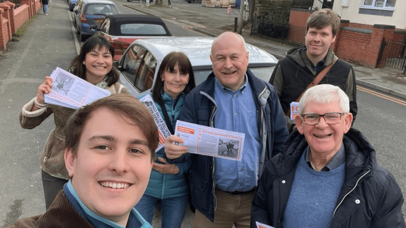 NWLD members campaigning in the Smithfield ward